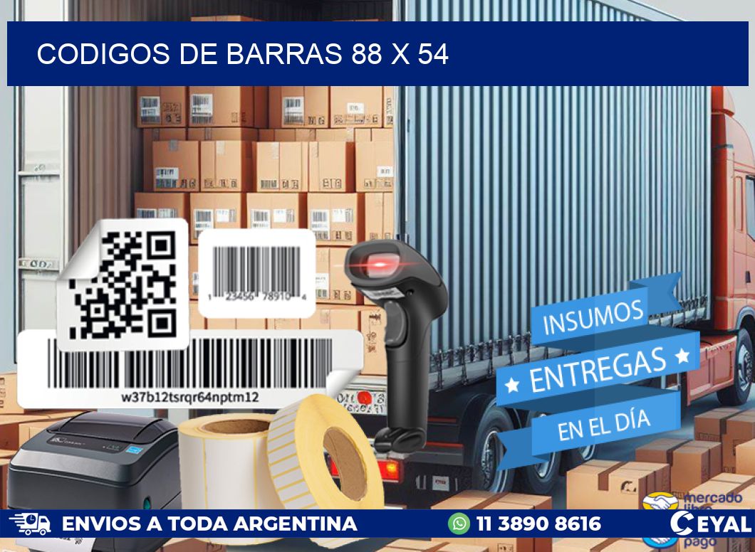 codigos de barras 88 x 54