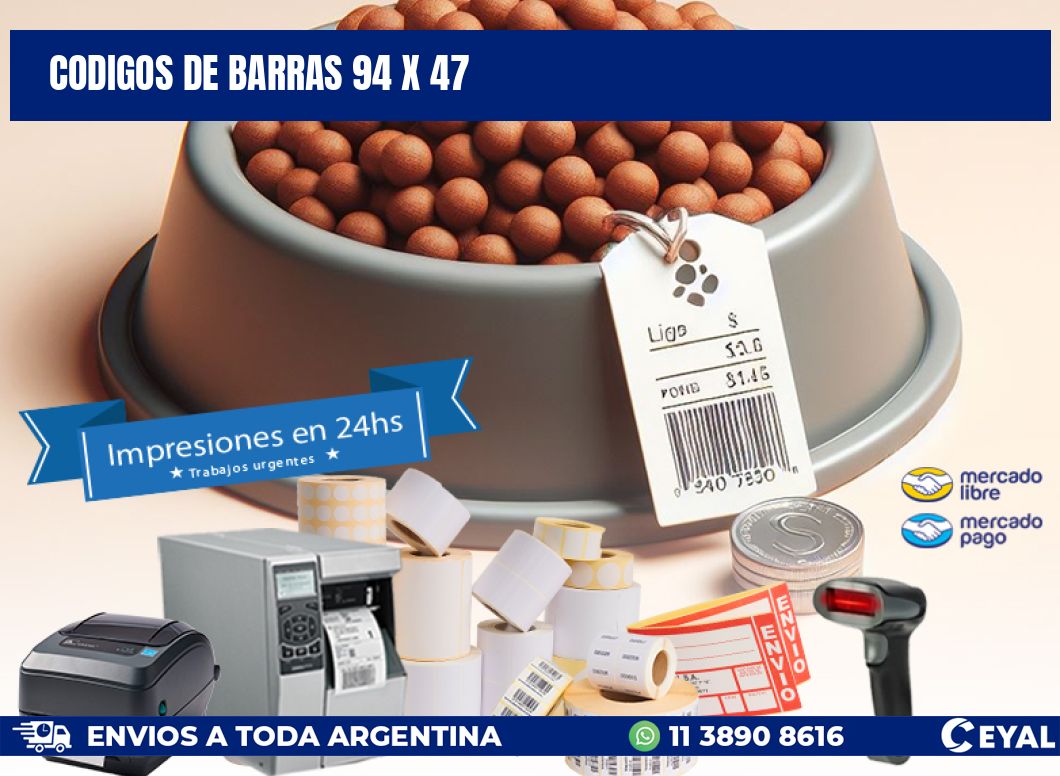 codigos de barras 94 x 47