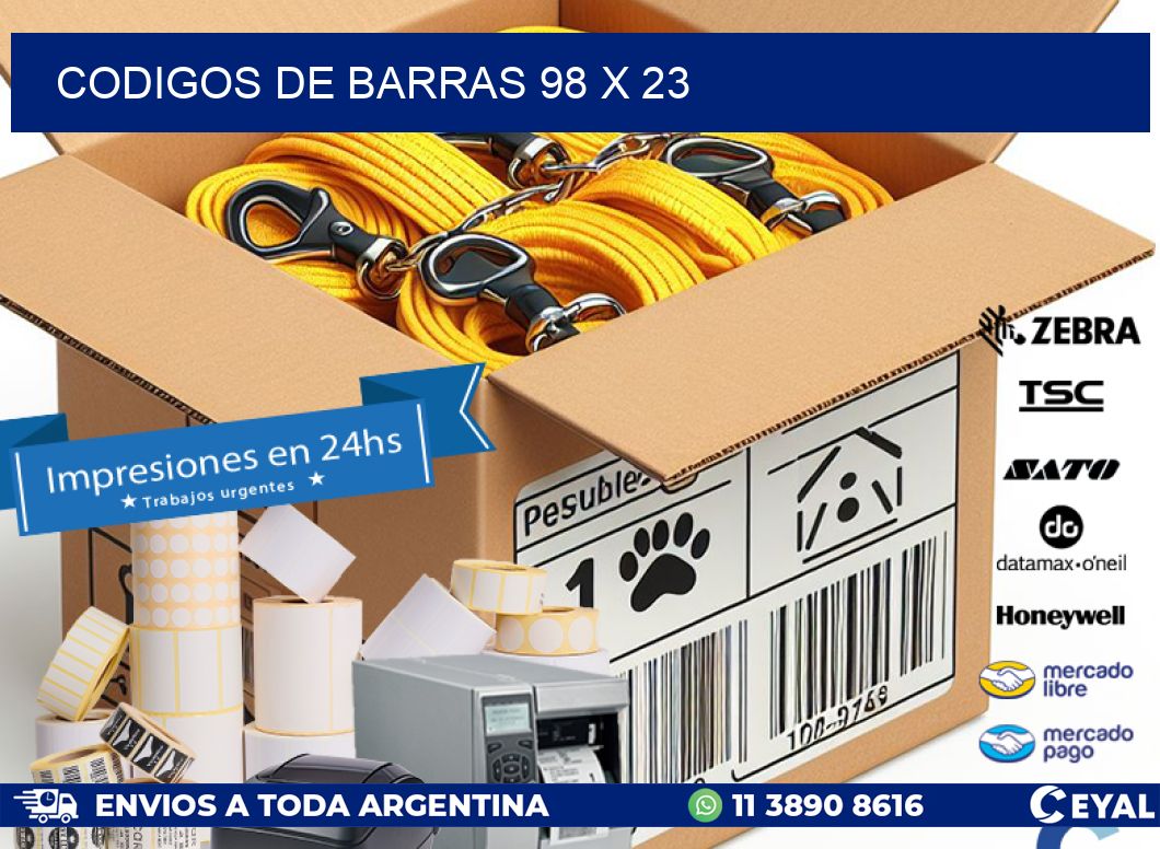 codigos de barras 98 x 23