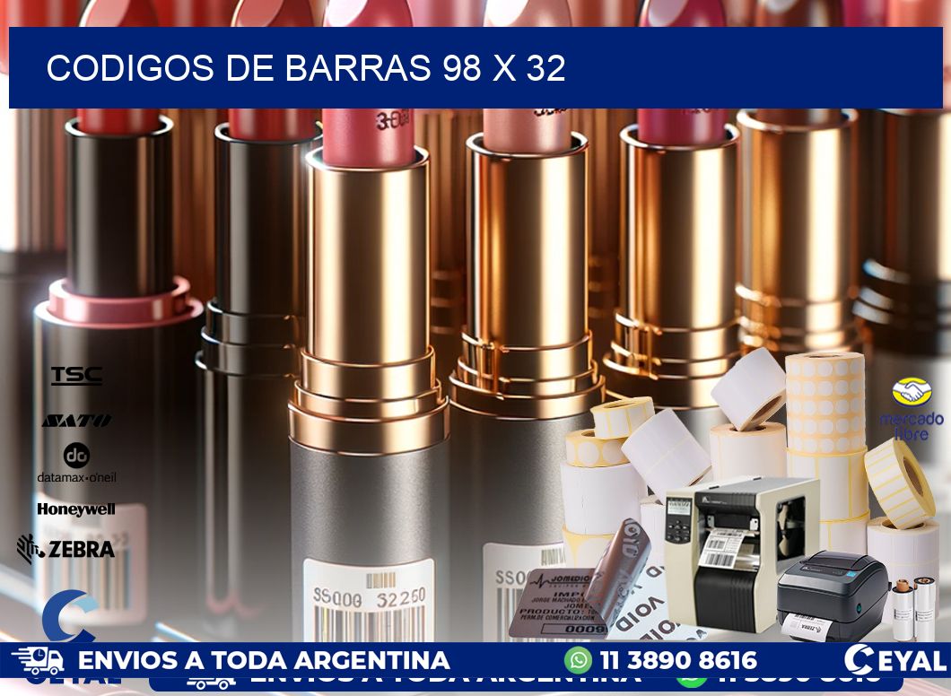 codigos de barras 98 x 32