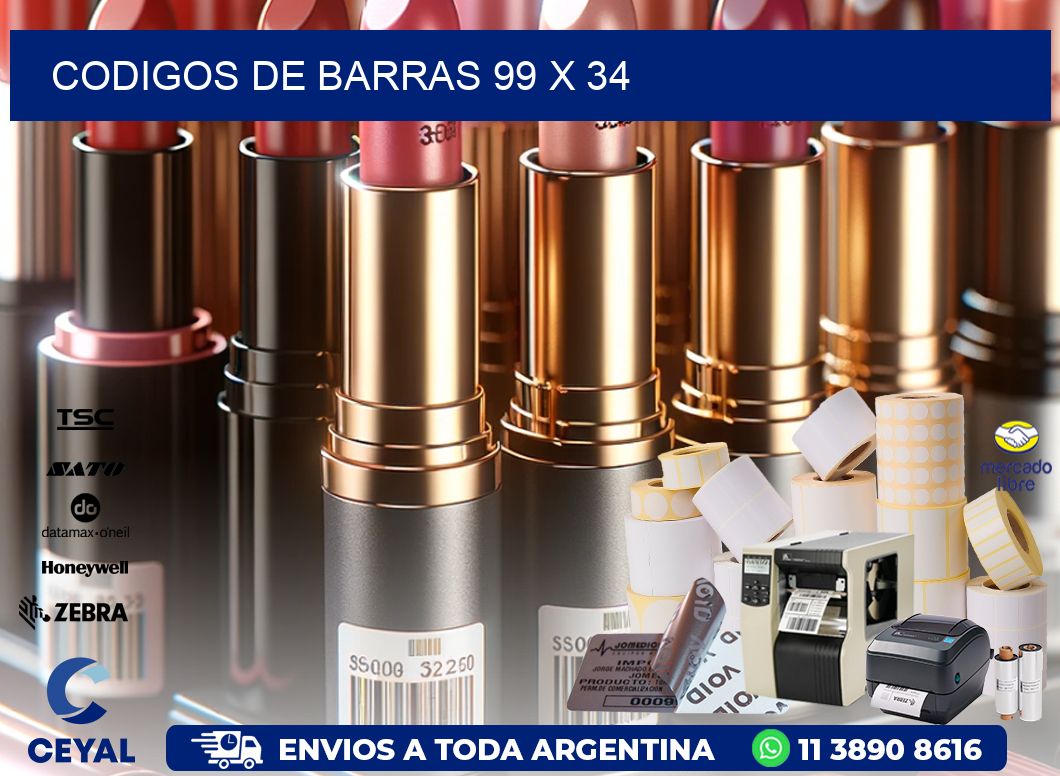 codigos de barras 99 x 34