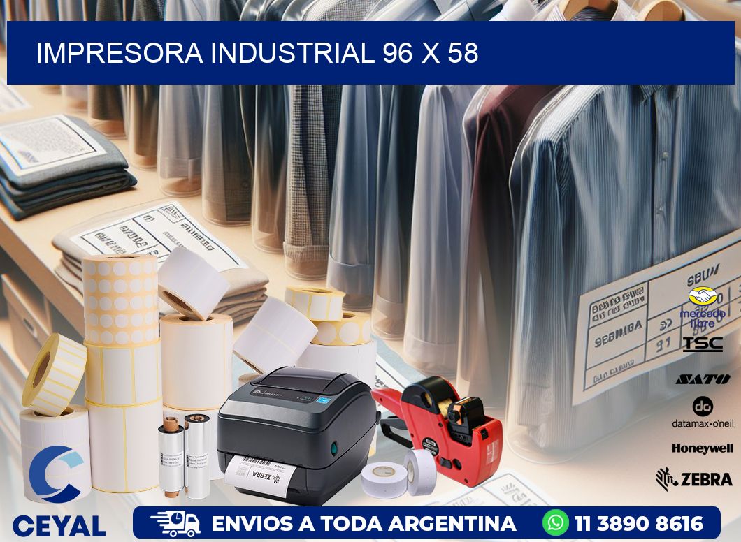 impresora industrial 96 x 58