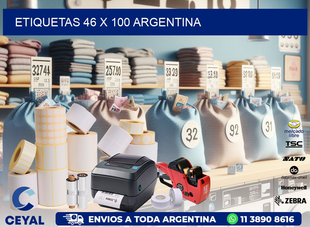 ETIQUETAS 46 x 100 ARGENTINA