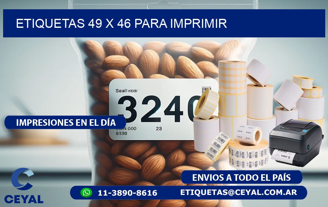 ETIQUETAS 49 x 46 PARA IMPRIMIR