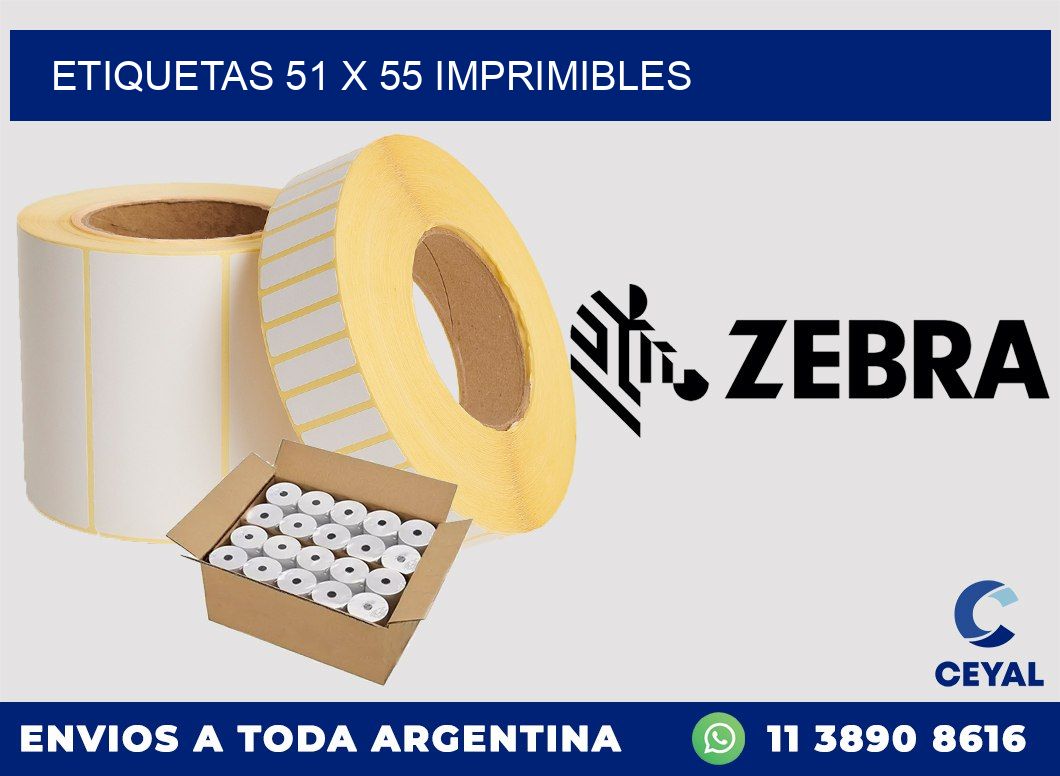 ETIQUETAS 51 x 55 IMPRIMIBLES