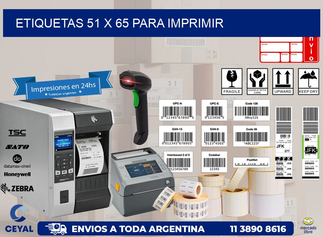 ETIQUETAS 51 x 65 PARA IMPRIMIR