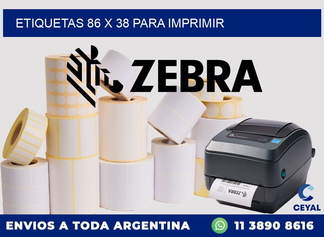ETIQUETAS 86 x 38 PARA IMPRIMIR