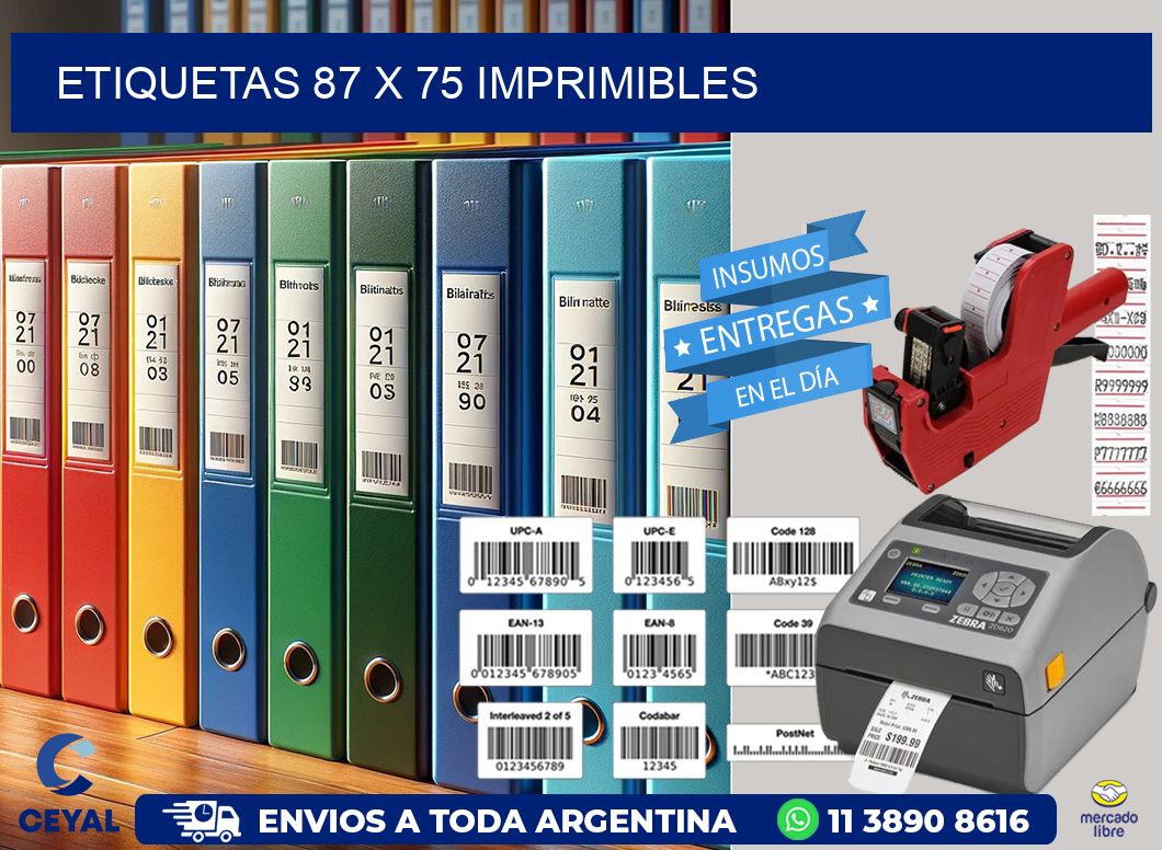 ETIQUETAS 87 x 75 IMPRIMIBLES