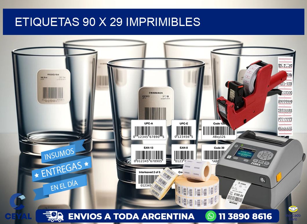 ETIQUETAS 90 x 29 IMPRIMIBLES