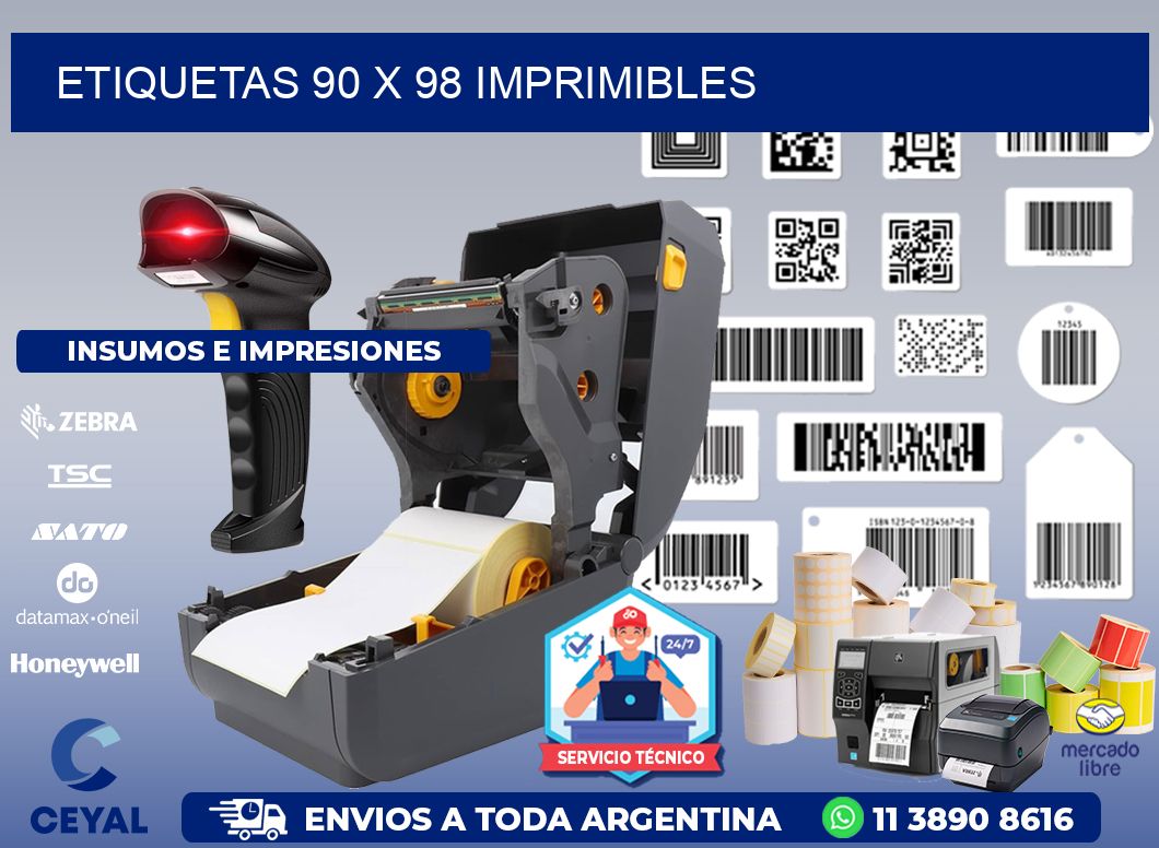 ETIQUETAS 90 x 98 IMPRIMIBLES