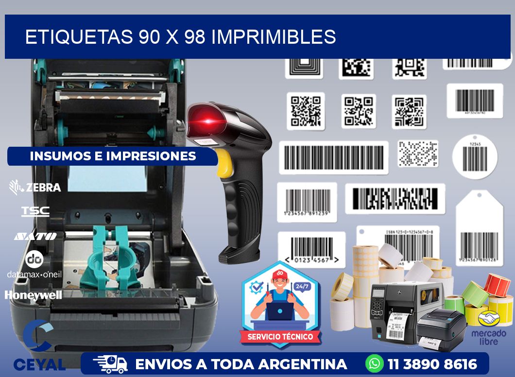 ETIQUETAS 90 x 98 IMPRIMIBLES