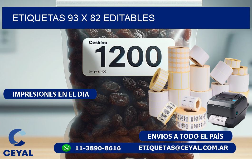 ETIQUETAS 93 x 82 EDITABLES