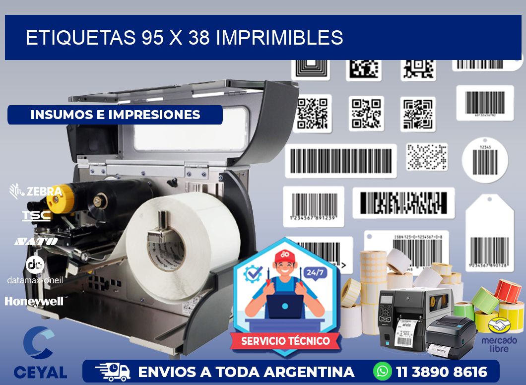 ETIQUETAS 95 x 38 IMPRIMIBLES