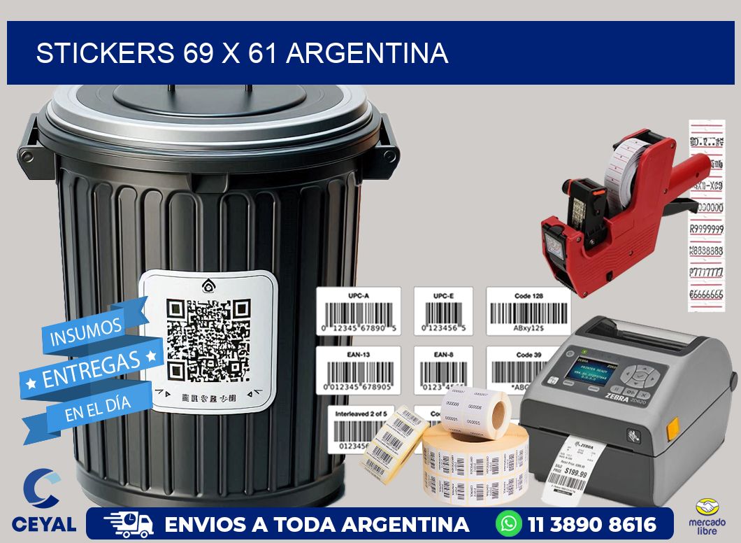 STICKERS 69 x 61 ARGENTINA