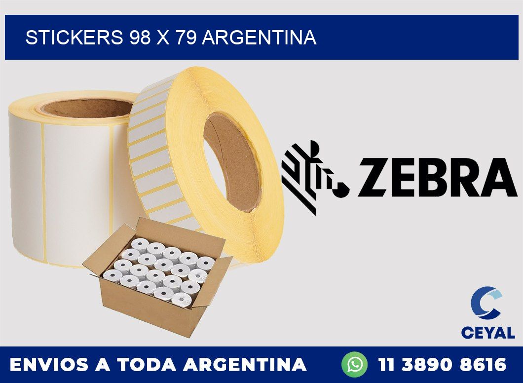 STICKERS 98 x 79 ARGENTINA