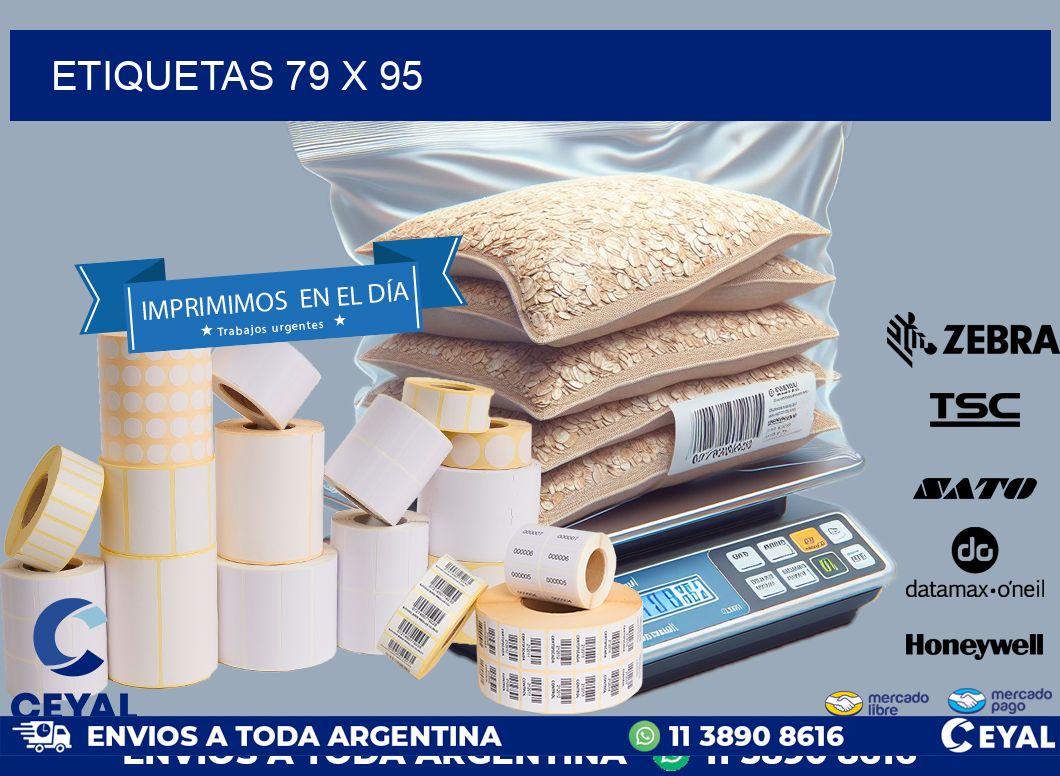 etiquetas 79 x 95