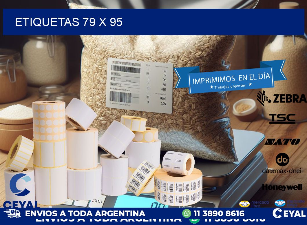 etiquetas 79 x 95