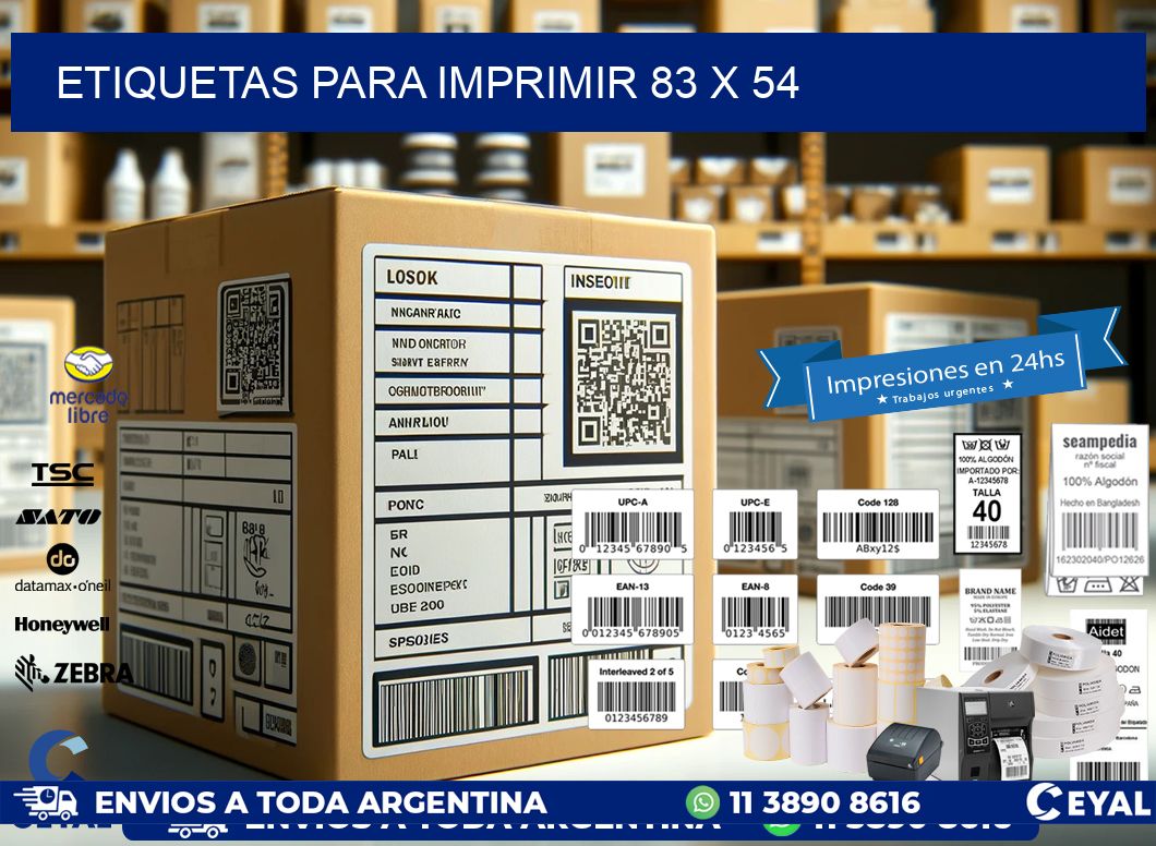 etiquetas para imprimir 83 x 54