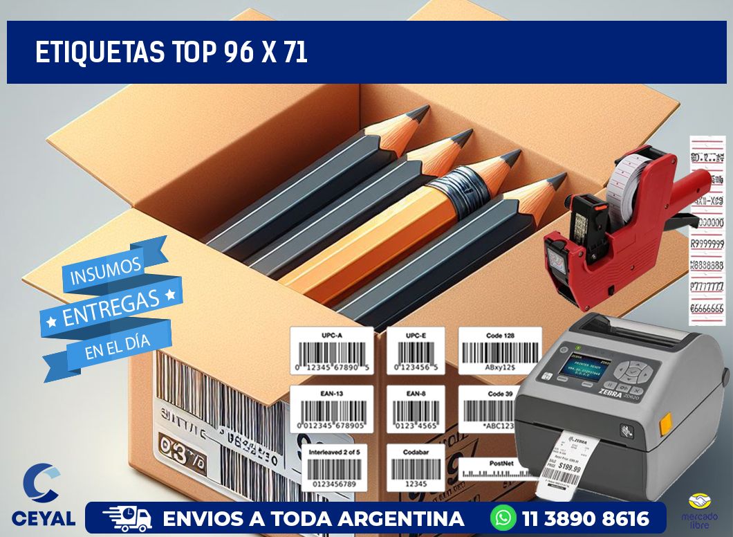 etiquetas top 96 x 71