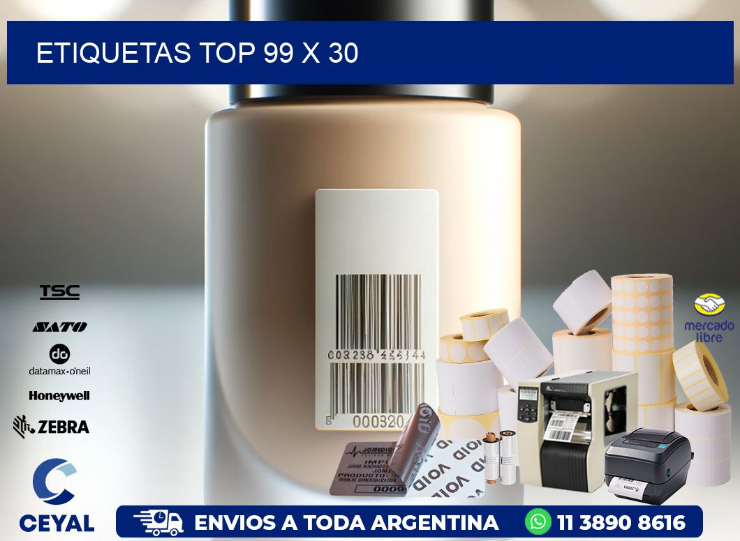 etiquetas top 99 x 30