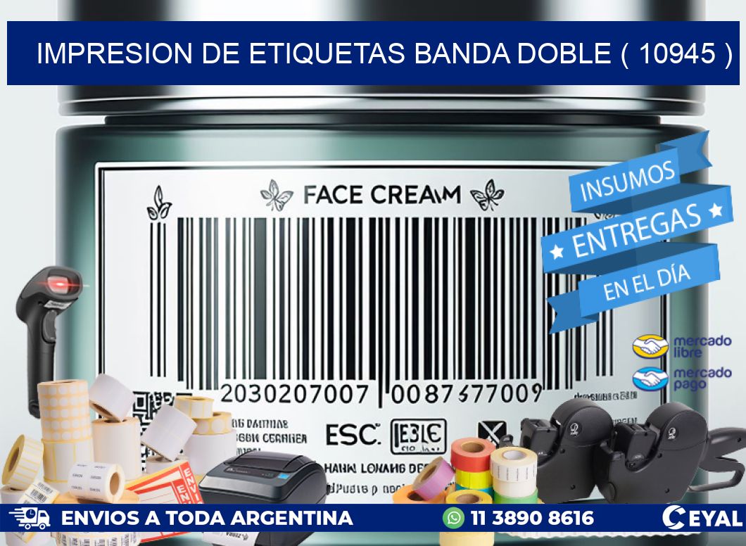 impresion de etiquetas banda doble ( 10945 )
