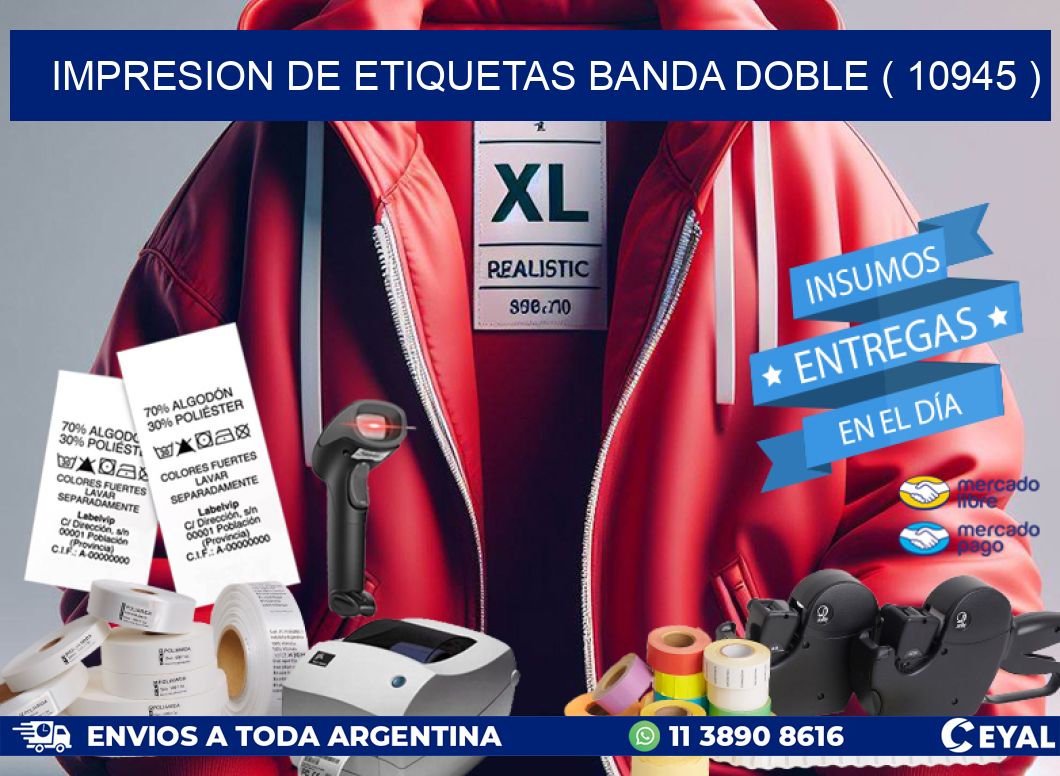 impresion de etiquetas banda doble ( 10945 )