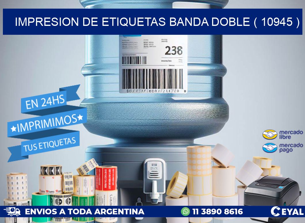 impresion de etiquetas banda doble ( 10945 )