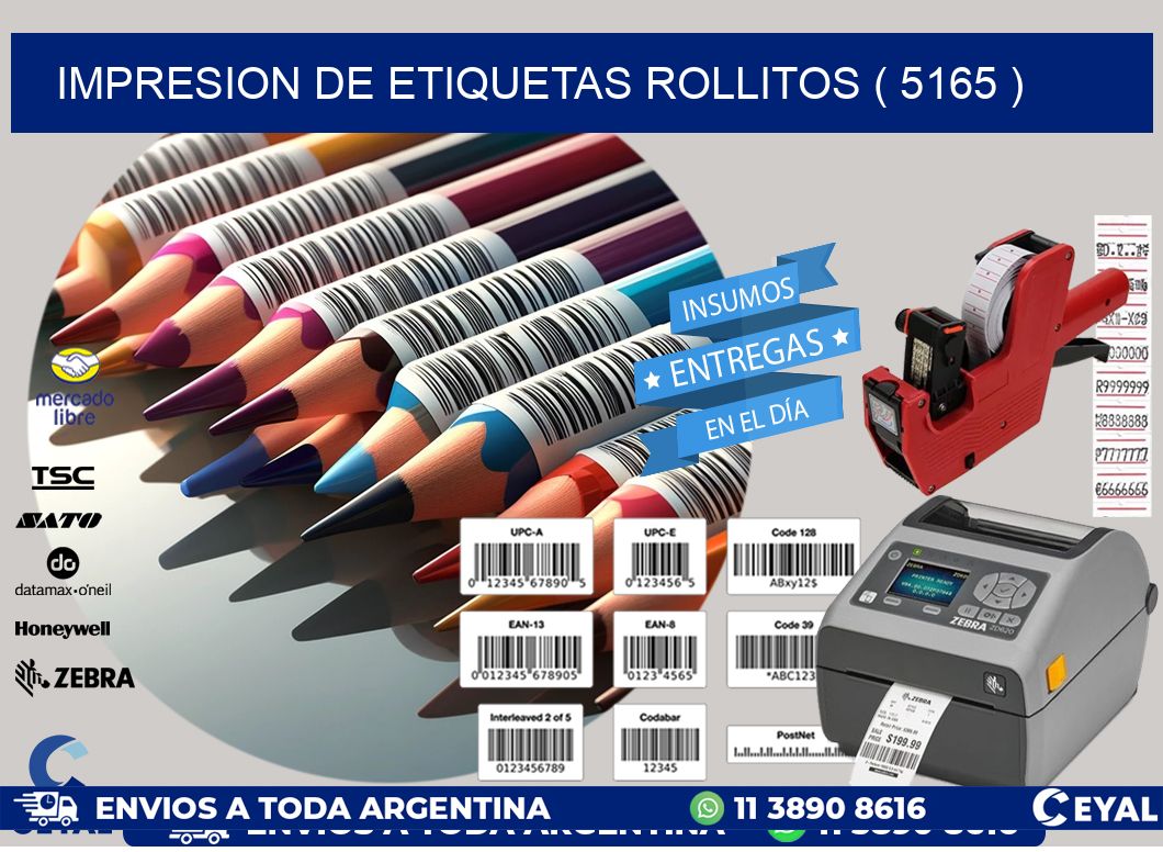 impresion de etiquetas rollitos ( 5165 )