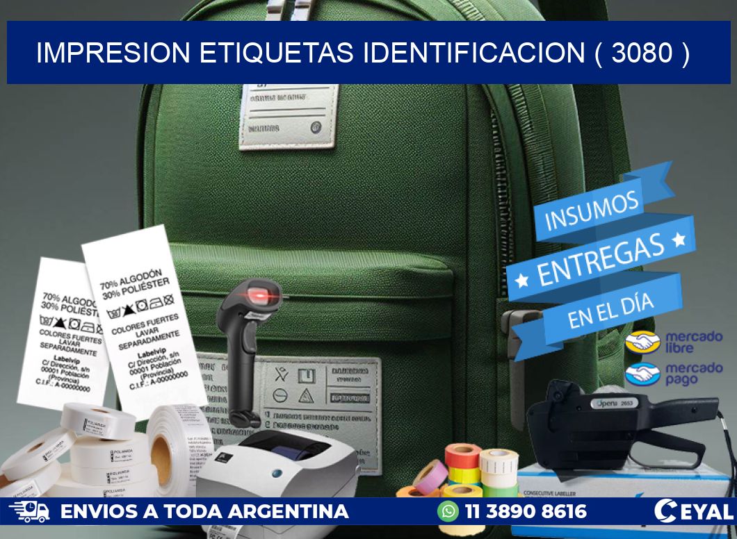 impresion etiquetas identificacion ( 3080 )