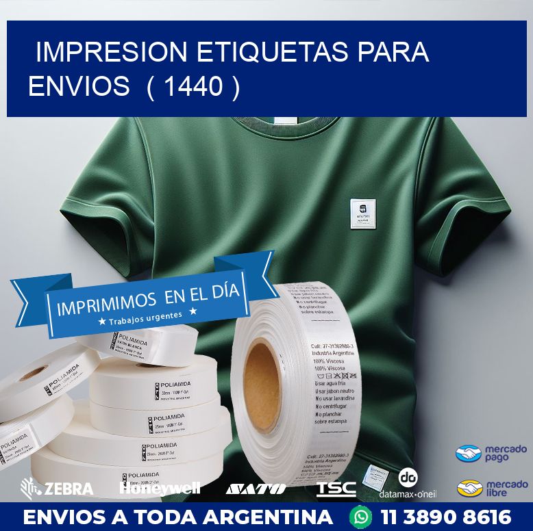 impresion etiquetas para envios  ( 1440 )
