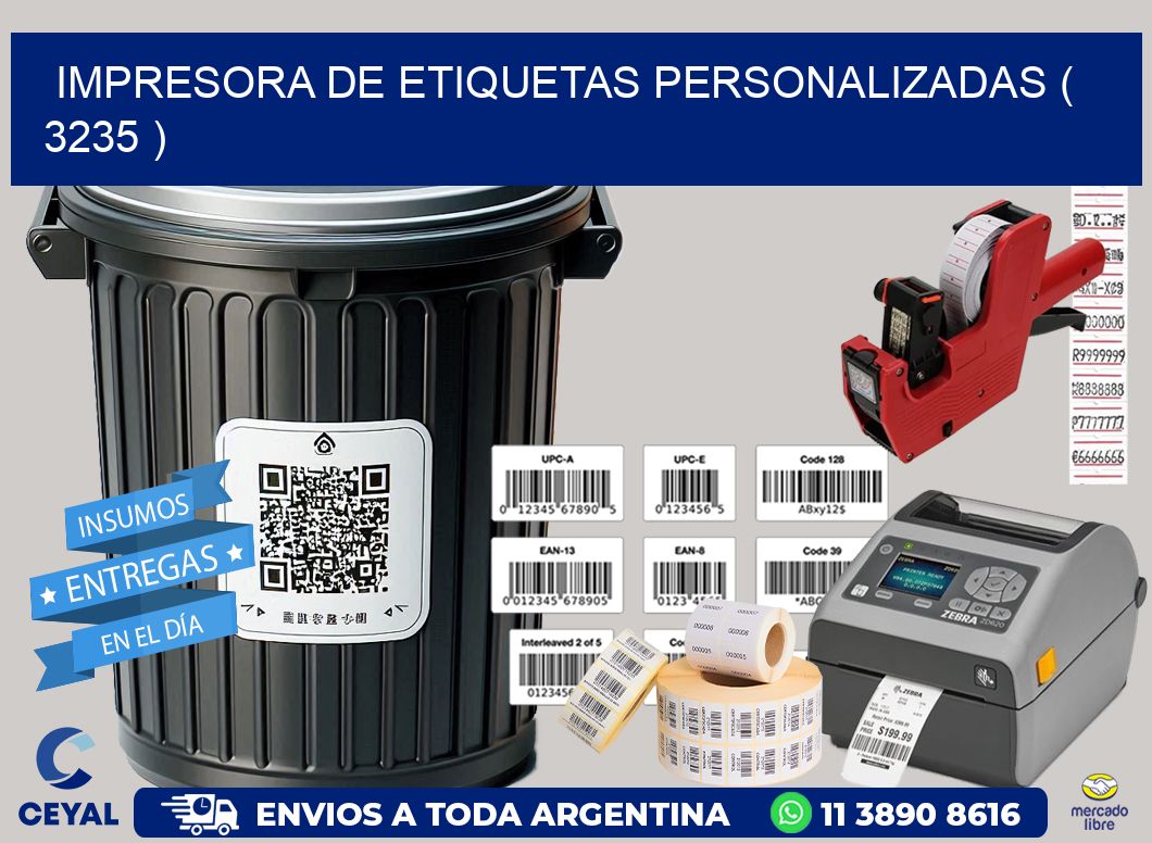 impresora de etiquetas personalizadas ( 3235 )