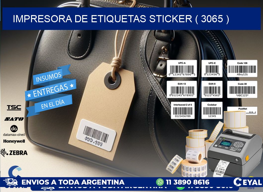 impresora de etiquetas sticker ( 3065 )
