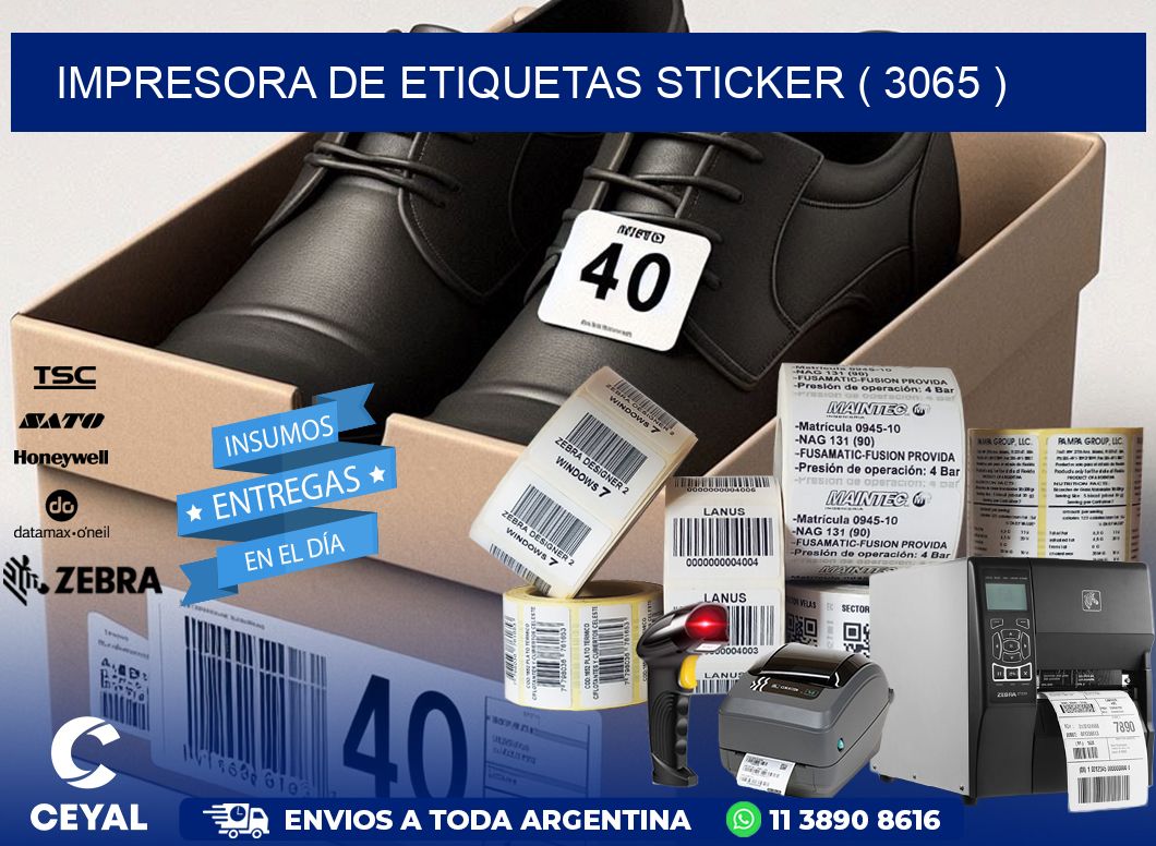 impresora de etiquetas sticker ( 3065 )