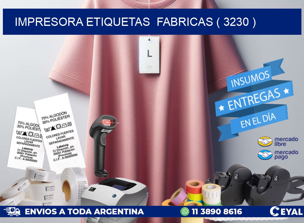 impresora etiquetas  fabricas ( 3230 )