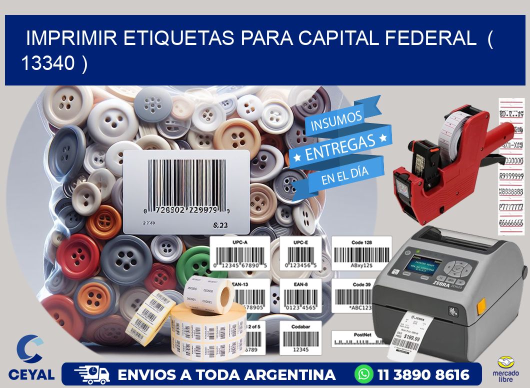 imprimir etiquetas para capital federal  ( 13340 )