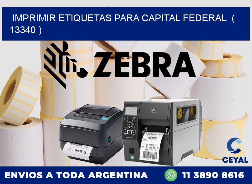 imprimir etiquetas para capital federal  ( 13340 )