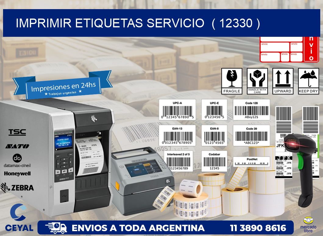 imprimir etiquetas servicio  ( 12330 )