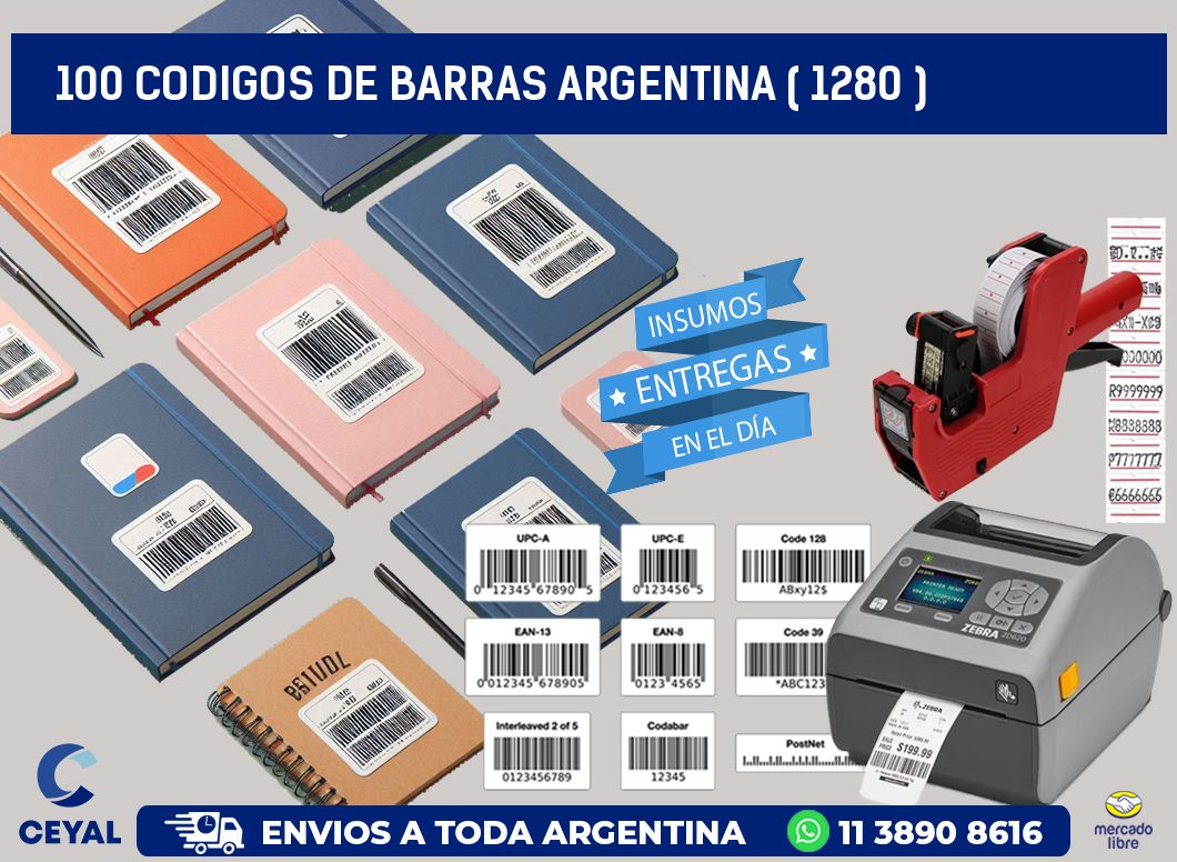 100 codigos de barras argentina ( 1280 )