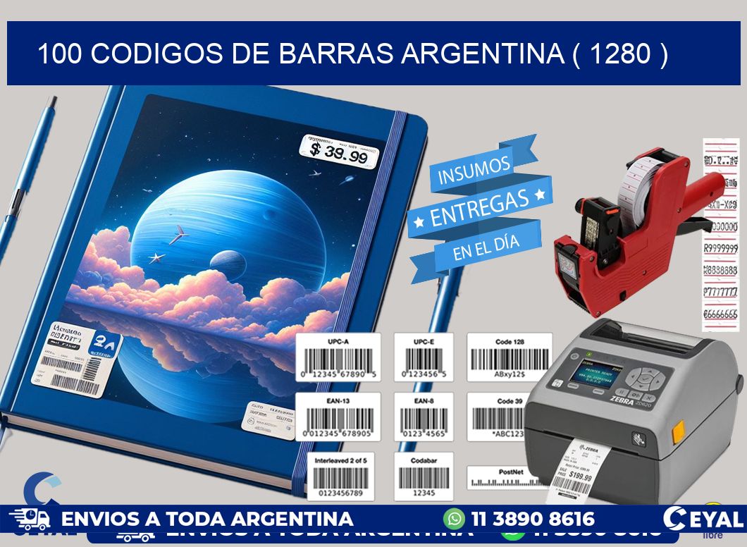 100 codigos de barras argentina ( 1280 )