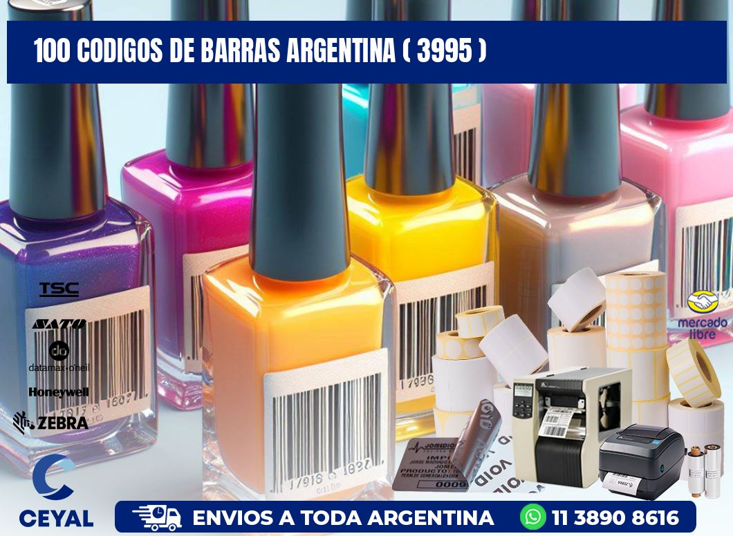 100 codigos de barras argentina ( 3995 )