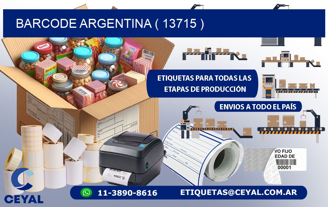 BARCODE ARGENTINA ( 13715 )