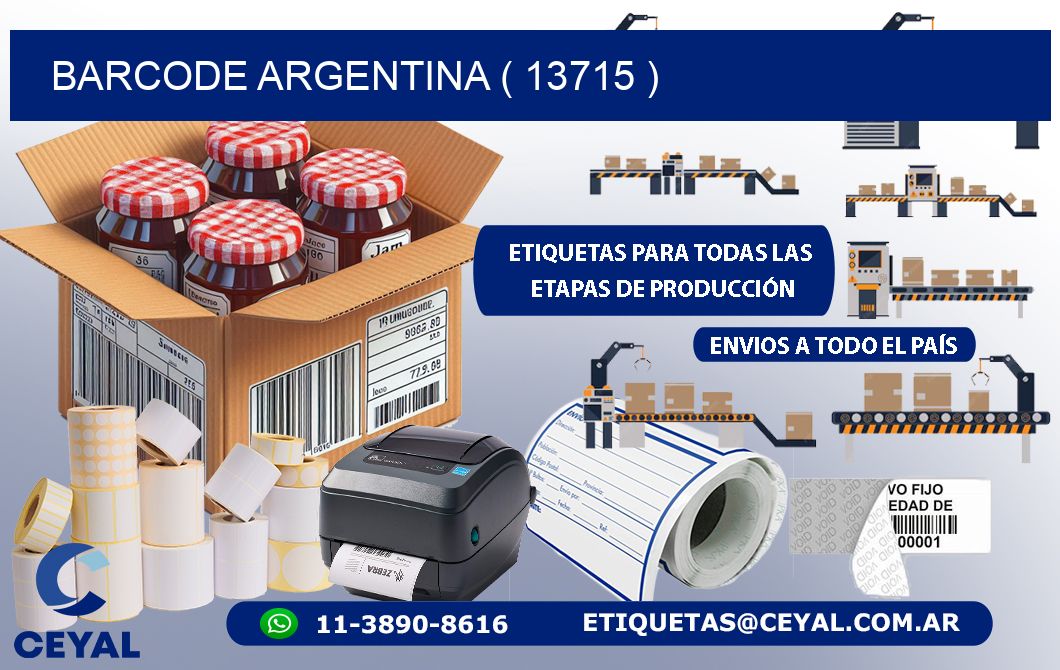 BARCODE ARGENTINA ( 13715 )