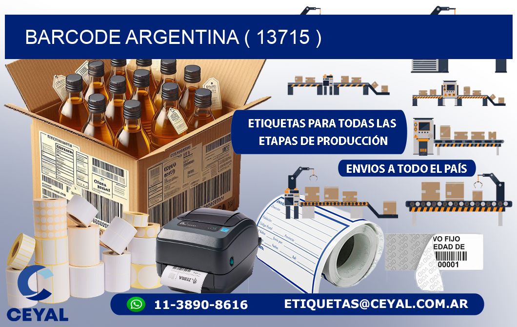 BARCODE ARGENTINA ( 13715 )