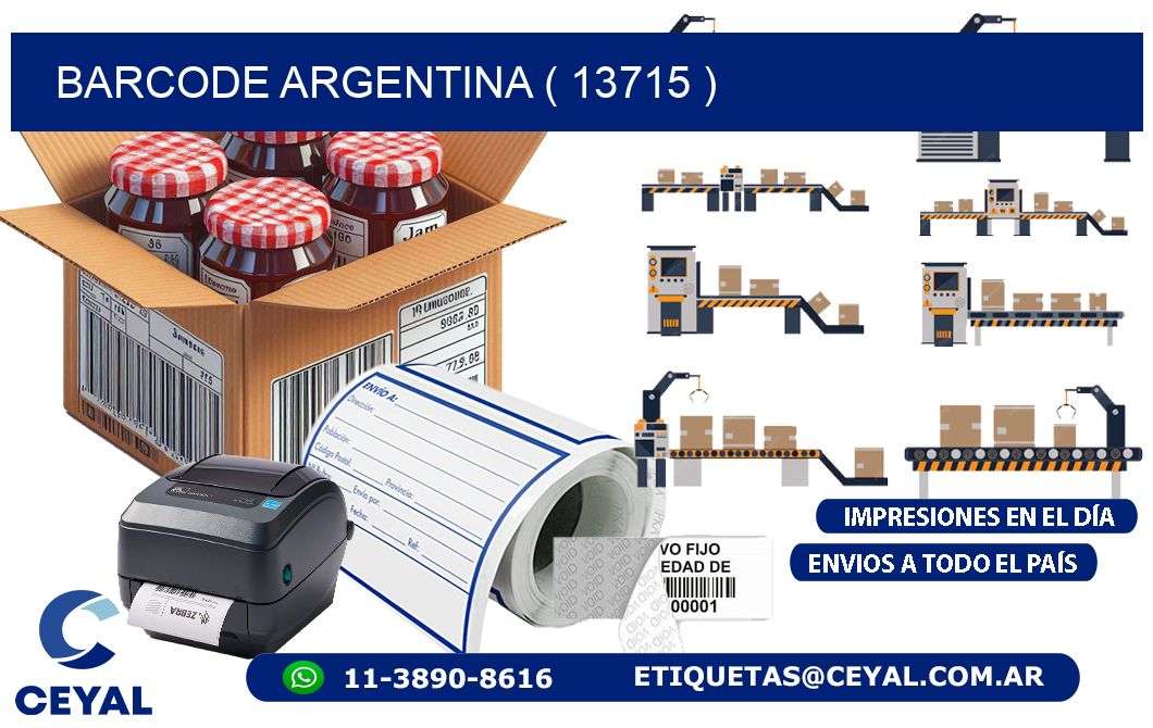 BARCODE ARGENTINA ( 13715 )