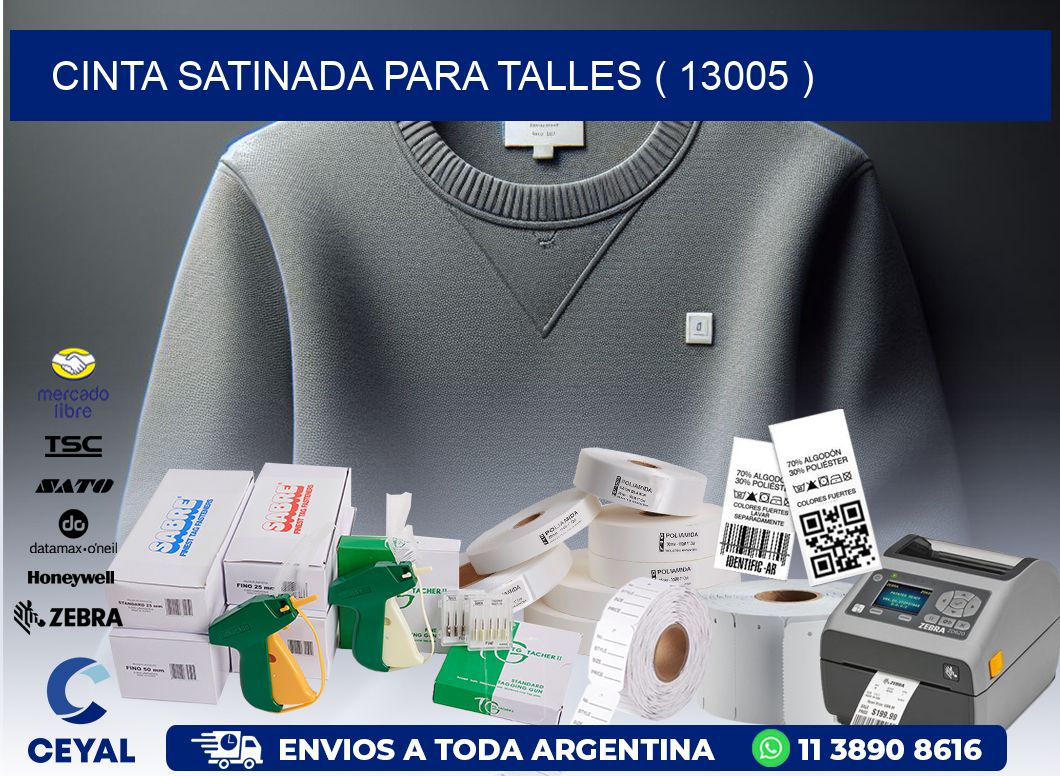 CINTA SATINADA PARA TALLES ( 13005 )