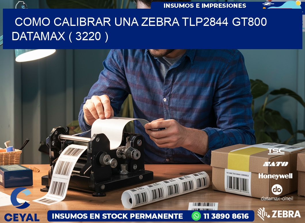 COMO CALIBRAR UNA ZEBRA TLP2844 GT800 DATAMAX ( 3220 )