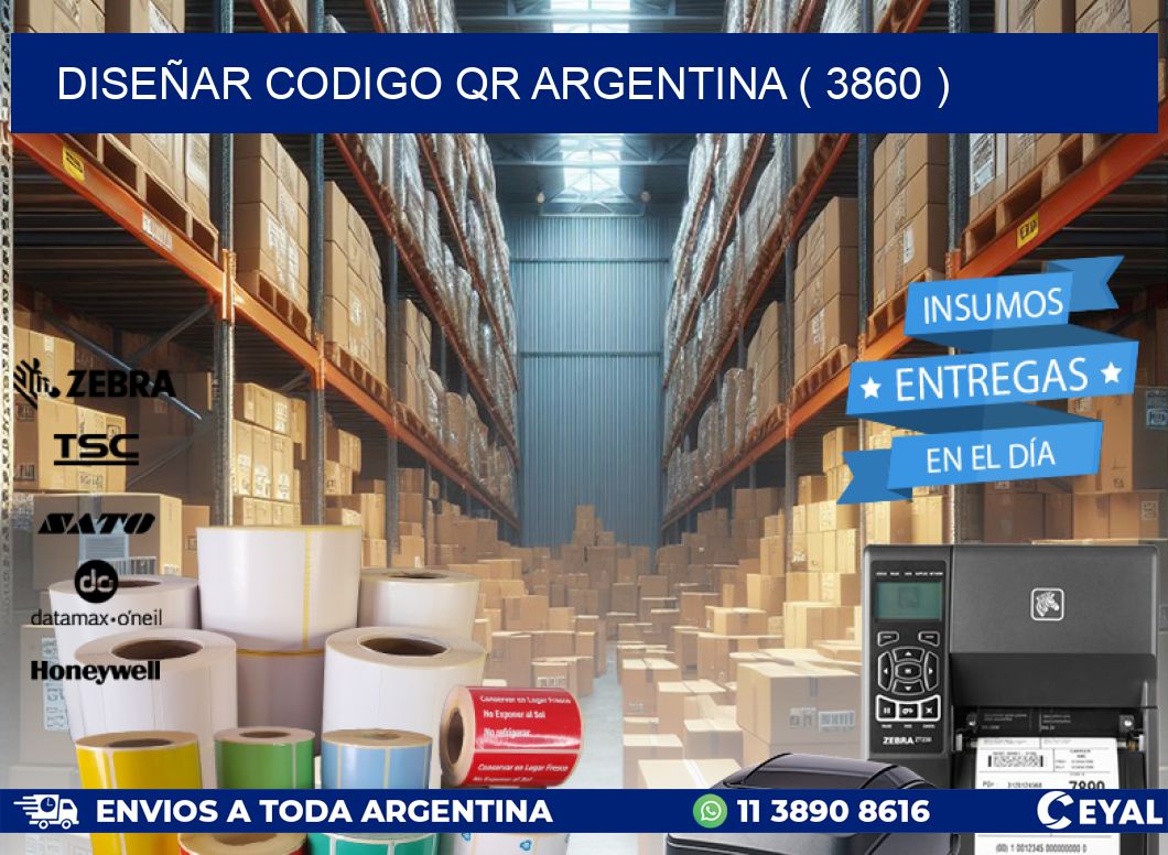 DISEÑAR CODIGO QR ARGENTINA ( 3860 )