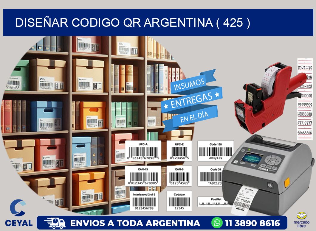 DISEÑAR CODIGO QR ARGENTINA ( 425 )