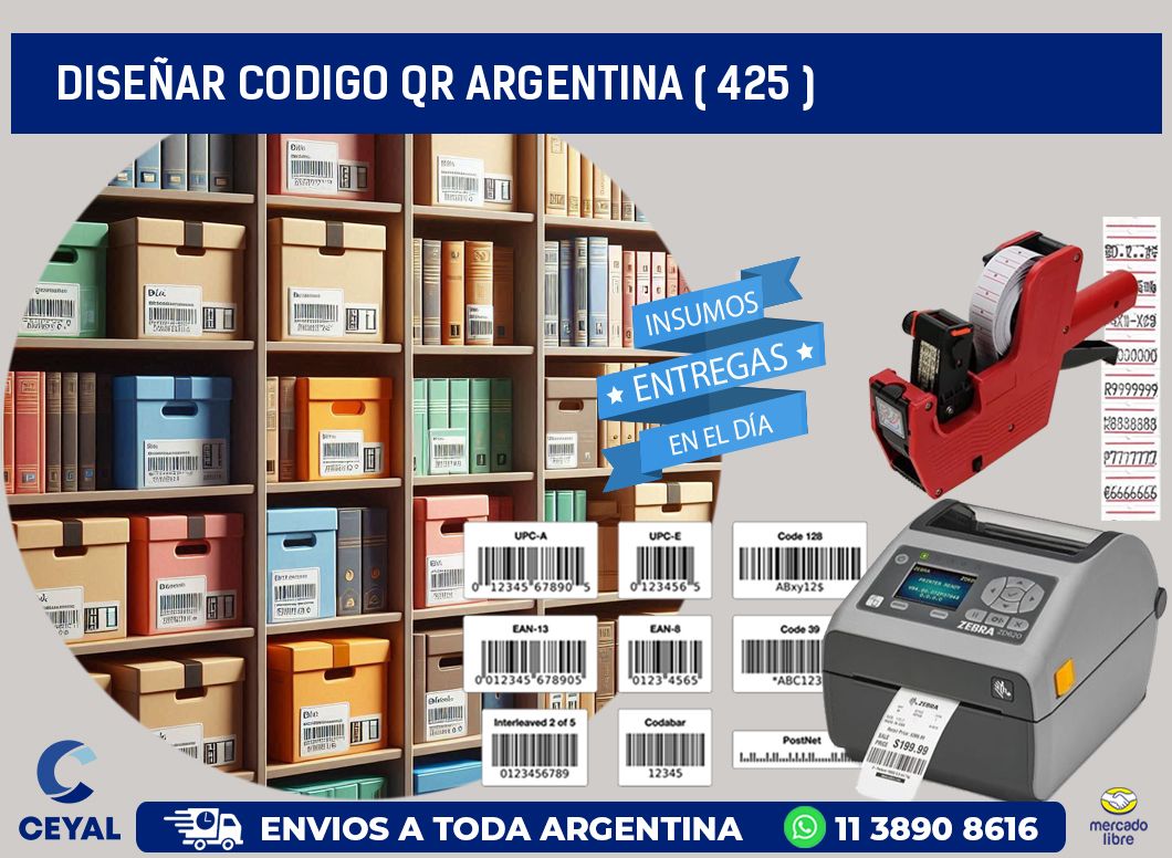 DISEÑAR CODIGO QR ARGENTINA ( 425 )