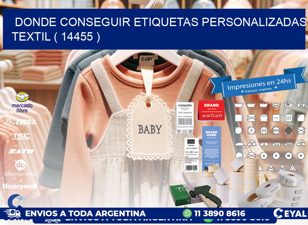 DONDE CONSEGUIR ETIQUETAS PERSONALIZADAS TEXTIL ( 14455 )